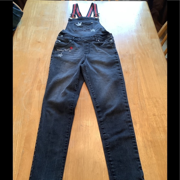 Wonder Nation Chasing Stars Overalls Girls 12 - Picture 2 of 14